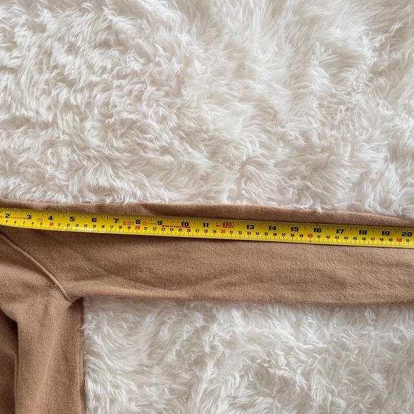 Cuyana Wool Cashmere Tan Women's Sweater - Picture 8 of 8